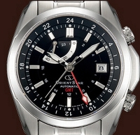 Automatic Power Reserve Star GMT Mens Watch DJ00001B + Box