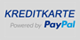 Kreditkarte PayPal Plus